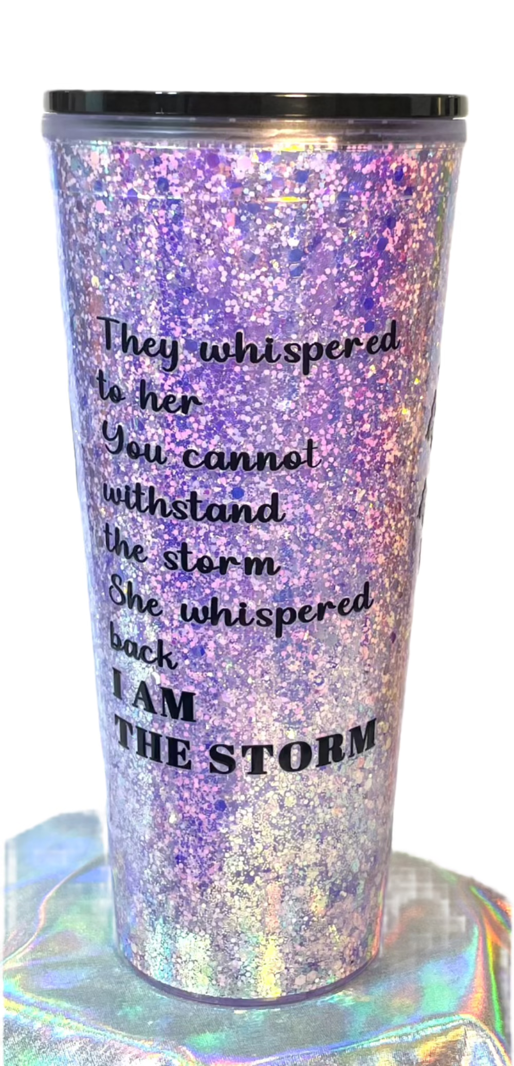I Am The Storm - 24 oz. Snowglobe Tumbler