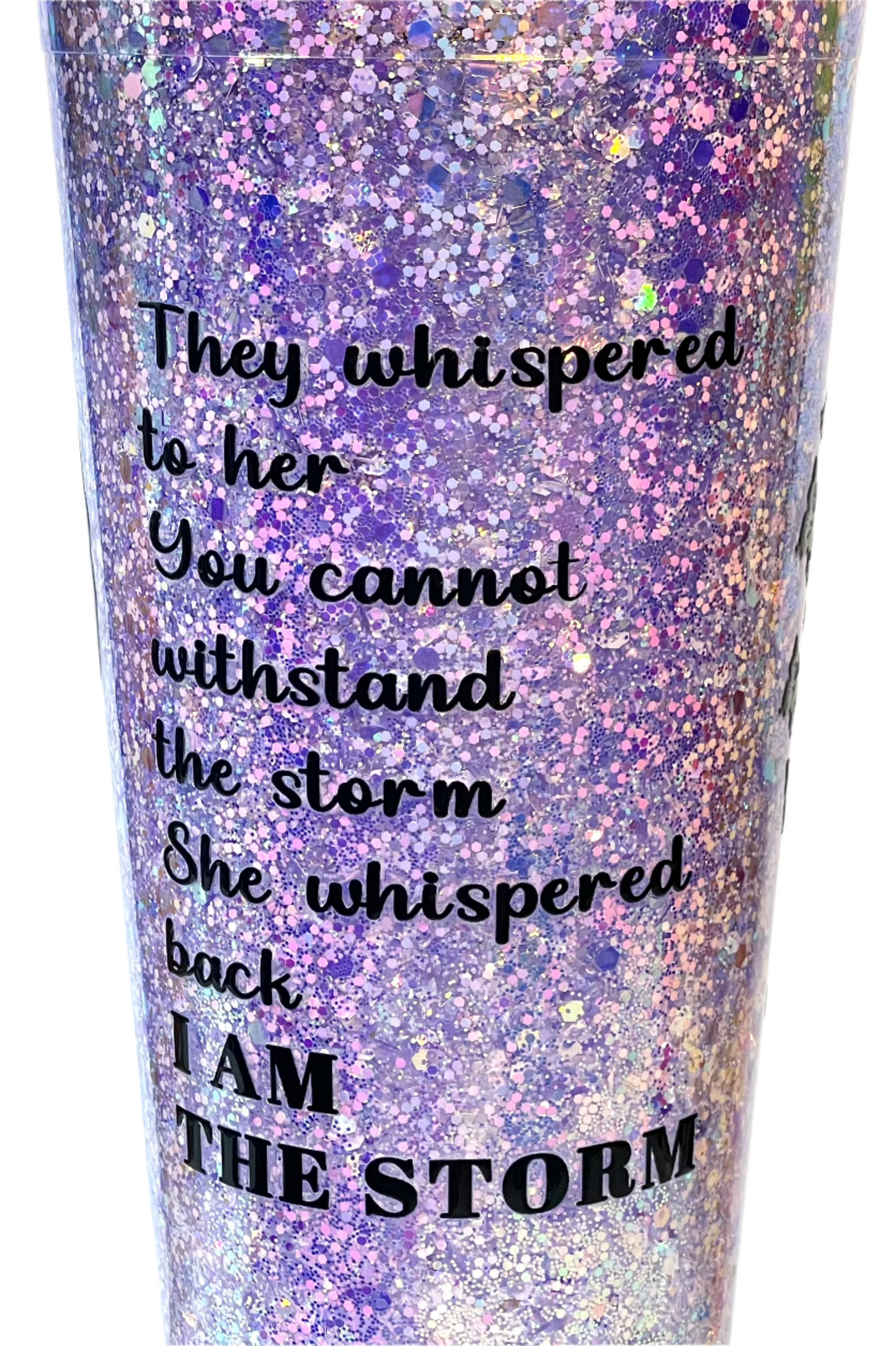 I Am The Storm - 24 oz. Snowglobe Tumbler