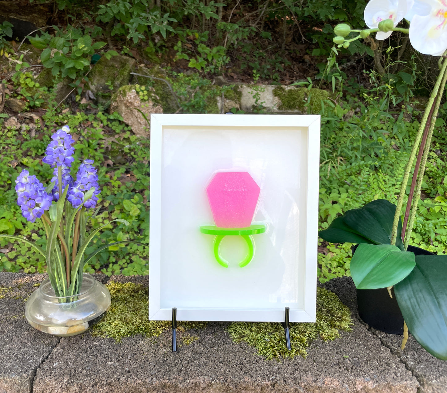 Ring Pop Resin 3D Framed Art