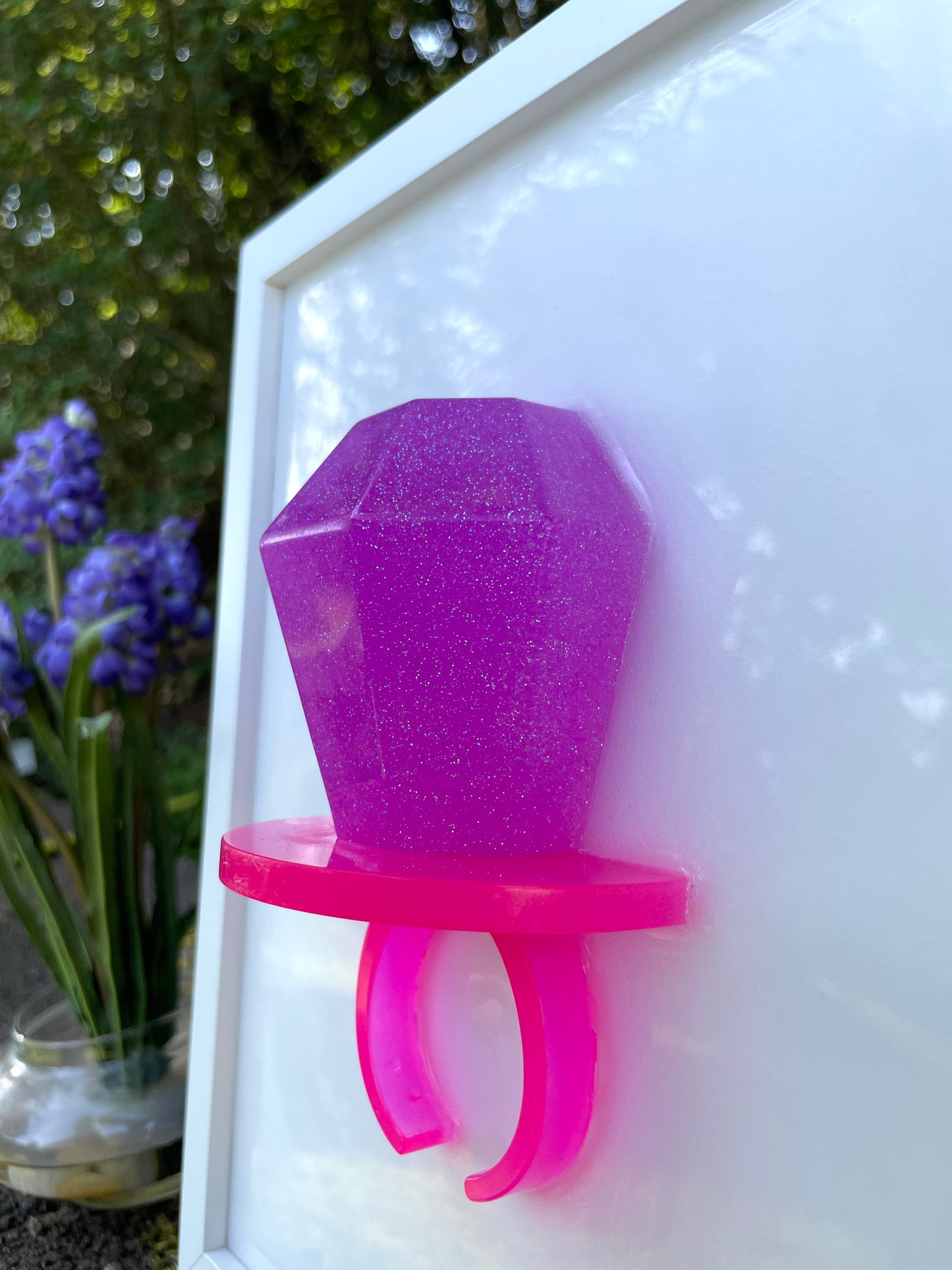 Ring Pop Resin 3D Framed Art