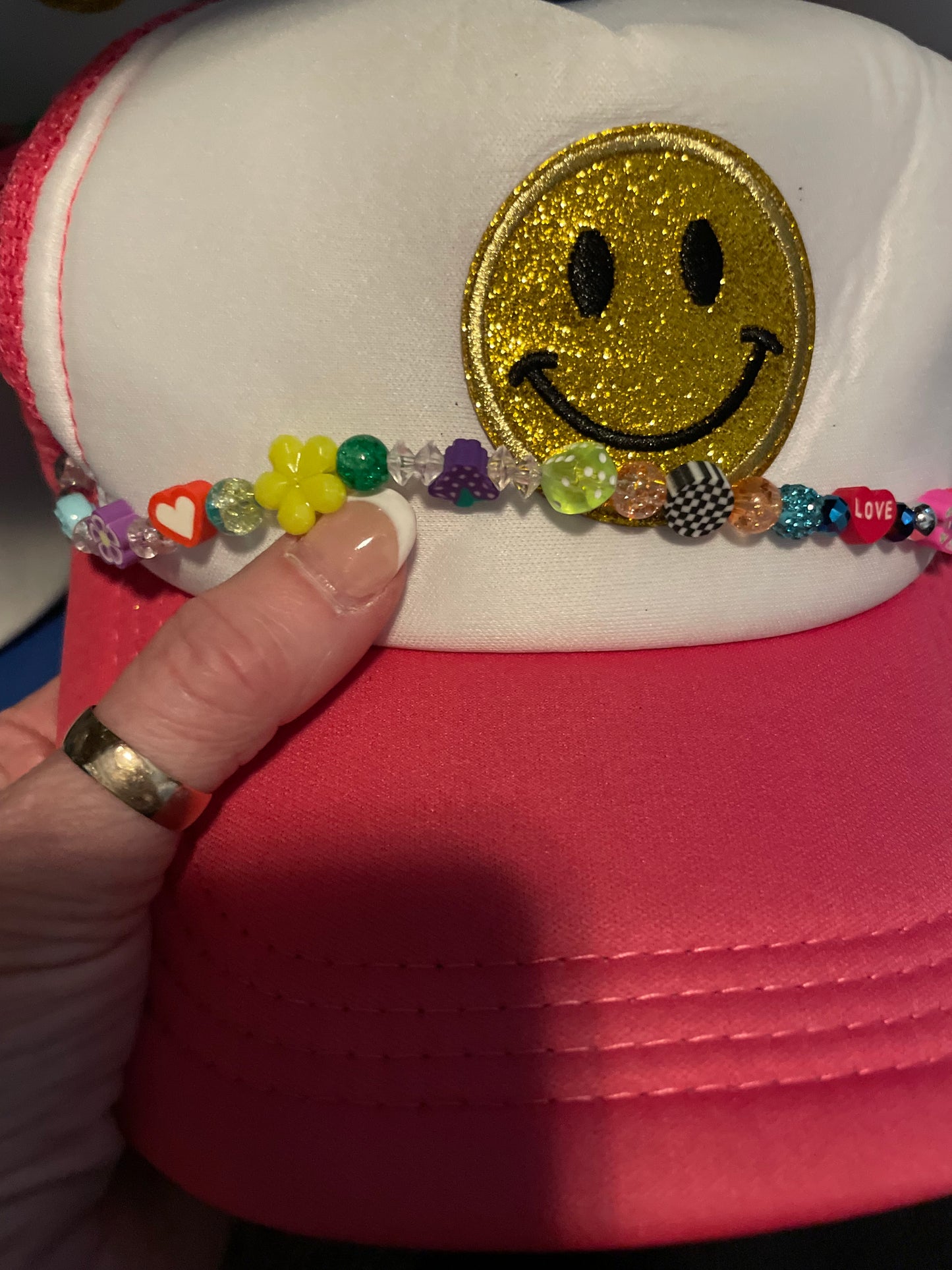 Trucker Hat with Charms Band