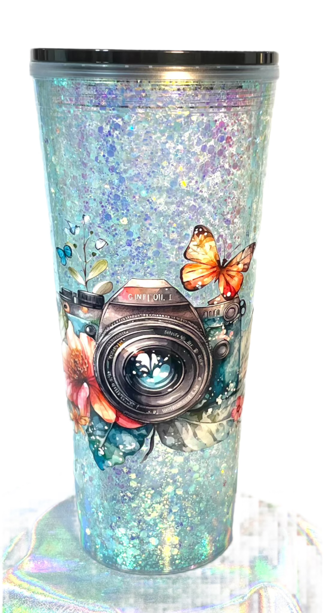 Focus On The Good - 24 oz. Snowglobe Tumbler