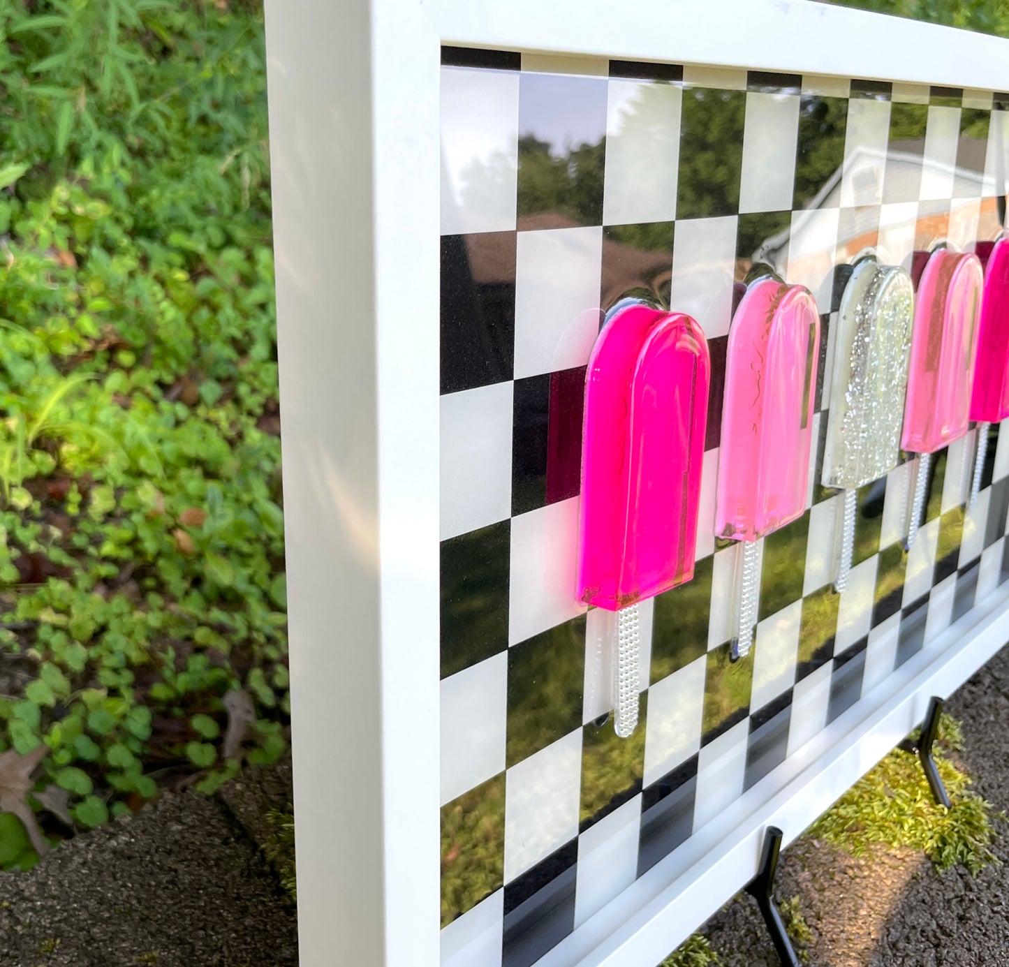 Princess Pink Popsicles 3D Resin Framed Art - 5 Pops